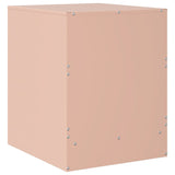 Bedside Cabinet Pink 34.5x39x44 cm Steel 841621