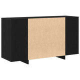 Sideboard Black Oak 135 x 41 x 75 cm Engineered Wood 3333895