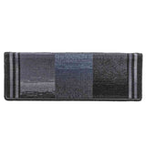 Stair Mats Self-adhesive 10 pcs 65x21x4 cm Black and Grey 149843