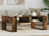 Coffee Table Smoked Oak 92 x 53 x 45 cm Engineered Wood 8000096