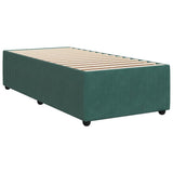 Bed Frame without Mattress Dark Green 80x200 cm Velvet 3284973