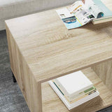 Coffee Table Sonoma Oak 90 x 49 x 46 cm Engineered Wood 883446