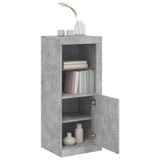 Sideboard with LED Lights Concrete Grey 41x37x100 cm 836647