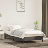 Bed Frame without Mattress Dark Grey 90x190 cm Single Single Velvet 349846