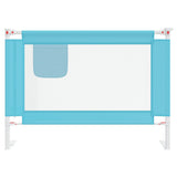 Toddler Safety Bed Rail Blue 90x25 cm Fabric 10207