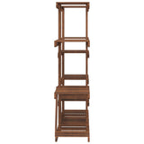 Flower Stand 110x25x110,5 cm Solid Wood Fir 362857