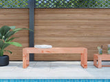 Garden Bench 110x38x45 cm Solid Wood Douglas 825098