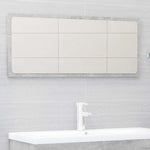 ZNTS 2 Piece Bathroom Furniture Set Concrete Grey Engineered Wood 804849