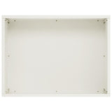 Garden Planter 2 pcs White 40 x 30 x 30 cm Cold-rolled Steel 8005193