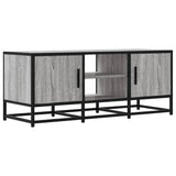TV Cabinet Grey Sonoma 100x35x41 cm Engineered Wood and Metal 848837
