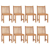 Garden Dining Set Warm Teak Solid Teak Wood Standard Durable 3059942