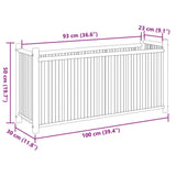 Planter 100x30x50 cm Bamboo 366463