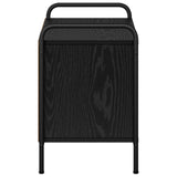 TV Cabinet 67.5 x 33 x 50 cm Black Oak 8013698