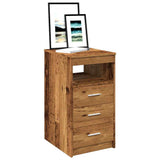 Drawer Cabinet Old Wood 40x50x76 cm Engineered Wood 856004