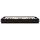 Bed Frame without Mattress Black 150x200 cm King Size 3209850