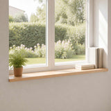 Window Sills 2 pcs Natural 110 x 20 x 2 cm Solid Beech Wood 42048139