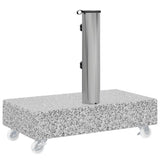 Umbrella Base Light Grey 45x25x8.3 cm Granite 313666