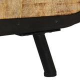TV Cabinet 110x30x45 cm Rough Mango Wood 328414