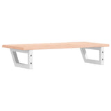 Basin Shelf Wall Mounted Steel and Solid Wood Oak 3302546