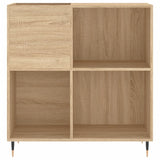 Record Cabinet Sonoma Oak 84.5x38x89 cm Engineered Wood 831767