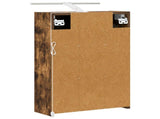 Bathroom Mirror Cabinet Smoked Oak 43 x 16 x 62.5 cm 889147
