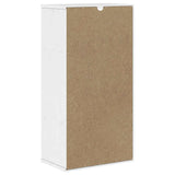 Side Cabinet "ODDA" White 40x24x79 cm Solid Wood Pine 4103602