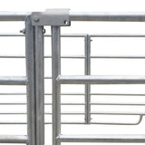 4-Panel Sheep Pen Galvanised Steel 137 x 137 x 92 cm 141814