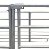 4-Panel Sheep Pen Galvanised Steel 137 x 137 x 92 cm 141814