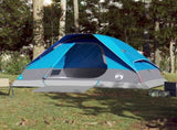 Camping Tent Dome 4-Person Blue Waterproof 94778