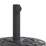 ZNTS Parasol Base for Ø38 / 48 mm Poles 25 kg Round 4007972