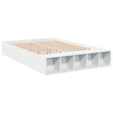 Bed Frame without Mattress White 150x200 cm King Size 3280559