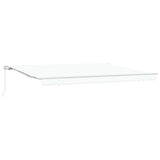 Awning Retractable White 450 x 300 x 165 cm Polyester and Metal 3330983