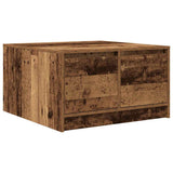 Coffee Table with Drawers Old Wood 70.5x70x40 cm 3328415