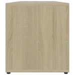TV Cabinet Sonoma Oak 120x34x37 cm Engineered Wood 801155