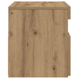 TV Cabinets with LED Lights 2 pcs Artisan Oak Engineered Wood 856312