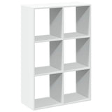 Room Divider Bookcase White 69.5x29x103.5 cm Engineered Wood 858012
