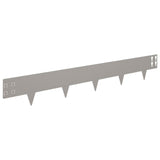 Lawn Edging 30 pcs 100 x 15 cm Steel Rusty 8008572