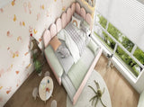 Upholstered Bed Daybed With Pull-Out Bed, 3FT Single Sofa Bed 90X190Cm,Guest Beds For Adults and N601P272133P