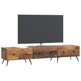 TV Cabinet Old Wood 147 x 34.5 x 30 cm Engineered Wood 895633