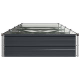 Raised Garden Bed Anthracite 320 x 80 x 24 cm cold-rolled steel 8006499
