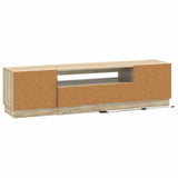 LED TV Cabinet Sonoma Oak Engineered Wood 897347