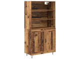 Highboard 2 pcs Old Wood Engineered Wood 3415821