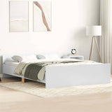 Bed Frame without Mattress White 135x190 cm Double 3203789