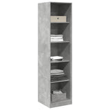 Wardrobe Concrete Grey 50x50x200 cm Engineered Wood 3307714