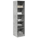 Wardrobe Concrete Grey 50x50x200 cm Engineered Wood 3307714