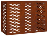 Air Conditioner Cover Rusty 110 x 50 x 105 cm Weathering Steel 865917