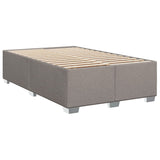 Box Spring Bed with Mattress Taupe 120x200 cm Fabric 3285859