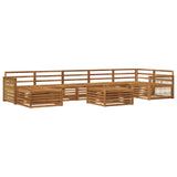 Outdoor Sofa Set 8 pcs Natural 3383657