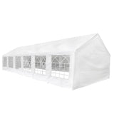 Tent Fabric without Frame White 12 x 6 m PE 41679