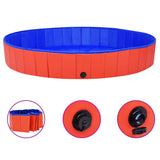 Foldable Dog Swimming Pool Red 200x30 cm PVC 92600